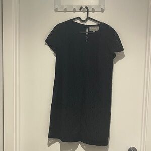 Jack Wills Navy Lace Mini Dress